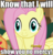 Size: 534x559 | Tagged: safe, edit, edited screencap, screencap, applejack, fluttershy, g4, viva las pegasus, female, image macro, las pegasus stare, meme, reaction image, solo, thousand yard stare