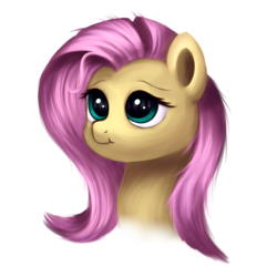 Size: 626x626 | Tagged: safe, artist:flufflelord, fluttershy, g4, :t, cute, face, female, solo