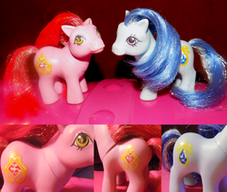 Size: 998x846 | Tagged: safe, baby ruby, baby sapphire, g1, irl, photo, toy