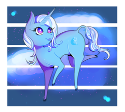 Size: 1024x921 | Tagged: safe, artist:camillaclementine, trixie, pony, unicorn, g4, female, looking up, mare, solo