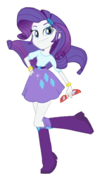 Size: 345x607 | Tagged: artist needed, safe, edit, edited screencap, screencap, rarity, equestria girls, g4, my little pony equestria girls: friendship games, boots, bracelet, clothes, female, glasses, hand on hip, high heel boots, jewelry, not a vector, simple background, skirt, solo, sparkles, transparent background