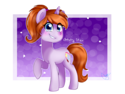 Size: 1024x766 | Tagged: safe, artist:randomnics, oc, oc only, oc:artistry star, pony, solo