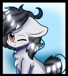 Size: 1024x1145 | Tagged: safe, artist:twily-star, oc, oc only, earth pony, pony, solo, watermark