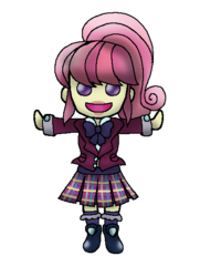 Size: 418x576 | Tagged: safe, artist:pokecure123, diwata aino, equestria girls, g4, female, precure, puppet, solo