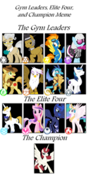 Size: 730x1462 | Tagged: safe, braeburn, gilda, igneous rock pie, mayor mare, photo finish, prince blueblood, princess cadance, princess celestia, princess ember, princess luna, shining armor, spitfire, oc, oc:fausticorn, alicorn, dragon, griffon, pony, g4, alicorn oc, lauren faust, pokémon