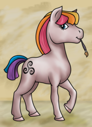 Size: 936x1296 | Tagged: safe, artist:philosophypony, toola-roola, g3, g3.5, female, realistic, solo