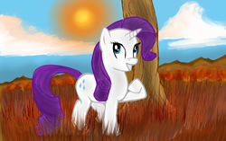 Size: 2314x1456 | Tagged: safe, artist:darkcord, rarity, g4, autumn, female, solo