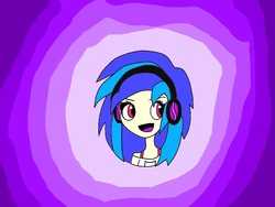 Size: 800x600 | Tagged: safe, artist:rainbowlolly29, dj pon-3, vinyl scratch, human, g4, female, humanized, no nose, solo