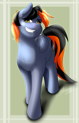 Size: 1235x1920 | Tagged: safe, artist:fatcakes, oc, oc only, pegasus, pony, solo