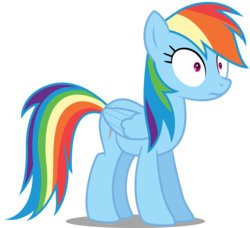 Size: 4826x4404 | Tagged: safe, artist:twls7551, rainbow dash, every little thing she does, g4, absurd resolution, female, fiducia compellia, mind control, simple background, solo, transparent background, vector