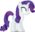 Size: 4526x4037 | Tagged: safe, artist:twls7551, rarity, every little thing she does, g4, absurd resolution, female, fiducia compellia, mind control, simple background, solo, transparent background, vector