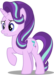 Size: 3294x4531 | Tagged: safe, artist:twls7551, starlight glimmer, every little thing she does, g4, female, high res, raised hoof, simple background, solo, transparent background, vector