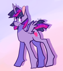 Size: 1187x1343 | Tagged: safe, artist:ratsarefriends, twilight sparkle, alicorn, pony, g4, female, solo, twilight sparkle (alicorn)