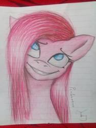 Size: 960x1280 | Tagged: safe, artist:monkamoni, pinkie pie, g4, female, photo, pinkamena diane pie, solo, traditional art