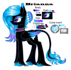 Size: 900x890 | Tagged: safe, artist:likelike1, oc, oc only, oc:brianna, reference sheet, solo