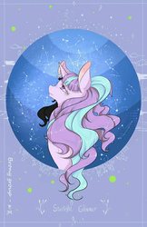 Size: 640x985 | Tagged: safe, artist:qianshoufo, starlight glimmer, g4, constellation, female, solo