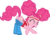 Size: 6000x4180 | Tagged: safe, artist:slb94, pinkie pie, buckball season, g4, my little pony: friendship is magic, absurd resolution, butt, clothes, excited, female, pinktails pie, plot, simple background, socks, solo, striped socks, transparent background, vector