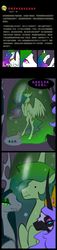 Size: 640x2790 | Tagged: safe, artist:begasus, nightmare moon, princess celestia, queen chrysalis, g4, chinese, chryslestimoon, cocoon, female, lesbian, meme, parody, payback, provoking, ship:chryslestia, ship:mooncest, shipping, social network, threat, translation request, weibo