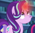 Size: 1124x1051 | Tagged: safe, screencap, starlight glimmer, twilight sparkle, alicorn, pony, every little thing she does, g4, my little pony: friendship is magic, season 6, cropped, faic, glowing horn, horn, solo focus, twilight sparkle (alicorn)