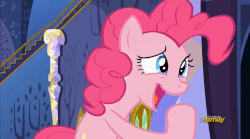 Size: 896x498 | Tagged: safe, screencap, pinkie pie, earth pony, pony, every little thing she does, g4, season 6, animated, discovery family logo, female, gif, loop, mare, solo, song in the comments