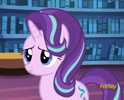 Size: 622x500 | Tagged: safe, screencap, starlight glimmer, pony, every little thing she does, g4, season 6, animated, bored, female, gif, reaction image, solo