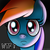 Size: 1000x1000 | Tagged: safe, artist:lennonblack, rainbow dash, g4, female, reaction image, solo, wtf