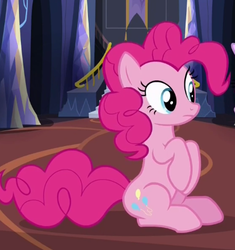 Size: 371x395 | Tagged: safe, screencap, pinkie pie, earth pony, pony, every little thing she does, g4, cute, female, mare, solo