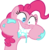 Size: 5851x6000 | Tagged: safe, artist:magister39, pinkie pie, every little thing she does, g4, absurd resolution, faic, female, messy, puffy cheeks, slasher smile, solo