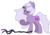 Size: 860x600 | Tagged: safe, artist:cleverderpy, earth pony, pony, amethyst, amethyst (steven universe), crossover, female, gem, hilarious in hindsight, lips, lyrics in the description, mare, ponified, quartz, solo, song in the description, steven universe, weapon, whip