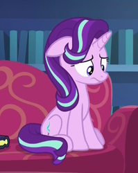 Size: 287x360 | Tagged: safe, screencap, starlight glimmer, pony, every little thing she does, g4, female, mare, sad, solo