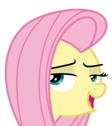 Size: 3622x4094 | Tagged: safe, artist:gebos97531, fluttershy, g4, .svg available, female, lidded eyes, simple background, solo, transparent background, vector