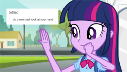 Size: 705x400 | Tagged: safe, twilight sparkle, equestria girls, g4, comments, female, solo, tumblr, tumblr fandom text posts, twilight sparkle (alicorn)