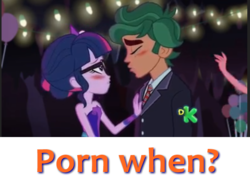 Size: 651x508 | Tagged: safe, edit, edited screencap, screencap, gloriosa daisy, sci-twi, timber spruce, twilight sparkle, equestria girls, g4, my little pony equestria girls: legend of everfree, arm, caption, discovery kids, hand, image macro, implied porn, meme, porn when, rule 34, shipping, timbertwi