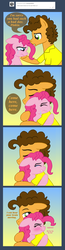 Size: 888x3412 | Tagged: safe, artist:crazynutbob, cheese sandwich, pinkie pie, g4, ask, comic, crying, hug, male, ship:cheesepie, shipping, straight, tumblr, tumblr comic