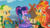 Size: 1606x902 | Tagged: safe, screencap, applejack, sci-twi, spike, spike the regular dog, sunset shimmer, twilight sparkle, dog, equestria girls, g4, my little pony equestria girls: legend of everfree, alternate hairstyle, cap, crystal guardian, discovery kids, female, geode of empathy, geode of super strength, hat, magical geodes, male, ponied up