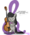 Size: 1100x1245 | Tagged: safe, artist:zsparkonequus, part of a set, octavia melody, series:miniponi, g4, cello, cutie mark, female, musical instrument, part of a series, solo