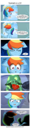 Size: 1675x7148 | Tagged: safe, artist:zsparkonequus, holly dash, rainbow dash, tank, wild fire, oc, oc:candy cooler, pegasus, pony, g4, card, colored pupils, comic, crying, dialogue, female, floppy ears, hearts and hooves day, mare, sailor venus