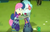 Size: 1010x652 | Tagged: safe, screencap, bon bon, lyra heartstrings, sweetie drops, equestria girls, g4, my little pony equestria girls: legend of everfree, camp fashion show outfit, discovery kids, scared