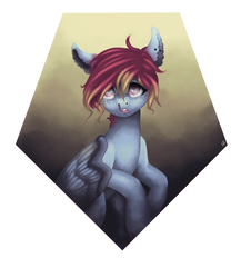 Size: 1335x1536 | Tagged: safe, artist:domidelance, rainbow dash, g4, blood, female, solo