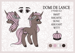 Size: 3507x2480 | Tagged: safe, artist:domidelance, oc, oc only, oc:domi de lance, high res, ponysona