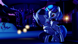 Size: 1920x1080 | Tagged: safe, artist:ask-wub-pon3, dj pon-3, octavia melody, vinyl scratch, pony, g4, 3d, dancing, female, lesbian, mare, ship:scratchtavia, shipping, wallpaper