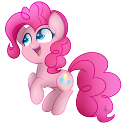 Size: 1092x1080 | Tagged: safe, artist:vanillashineart, pinkie pie, g4, female, solo, wingding eyes