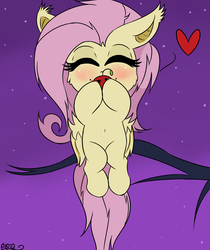 Size: 2000x2379 | Tagged: safe, artist:freefraq, fluttershy, bat pony, pony, g4, belly button, cute, female, flutterbat, high res, race swap, shyabates, shyabetes, solo