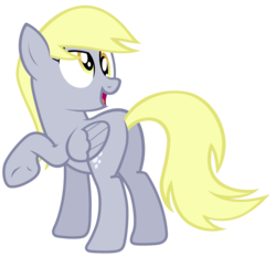 Size: 7500x7000 | Tagged: safe, artist:tardifice, derpy hooves, pegasus, pony, g4, hearth's warming eve (episode), absurd resolution, bubble butt, butt, female, mare, plot, raised hoof, simple background, solo, transparent background, vector