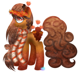 Size: 1024x951 | Tagged: safe, artist:northlights8, oc, oc only, oc:pumpkin spice, pony, solo