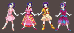 Size: 2200x1000 | Tagged: safe, artist:kp-shadowsquirrel, rarity, equestria girls, g4, camping outfit, clothes, dress, female, gala dress, humanized, solo