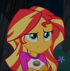 Size: 406x412 | Tagged: safe, screencap, sunset shimmer, equestria girls, g4, my little pony equestria girls: legend of everfree, cropped