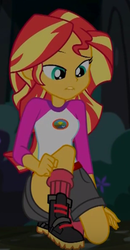 Size: 276x532 | Tagged: safe, screencap, sunset shimmer, equestria girls, g4, my little pony equestria girls: legend of everfree, cropped