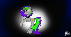 Size: 800x422 | Tagged: artist needed, safe, oc, oc only, oc:frenzy nuke, pony, unicorn, bad anatomy, solo