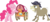 Size: 3541x1563 | Tagged: safe, artist:porygon2z, cranky doodle donkey, pinkie pie, donkey, a friend in deed, g4, my little pony: friendship is magic, simple background, transparent background, vector, welcome wagon